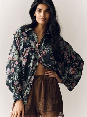 NWT - Pilcro Batwing Yoke Blouse